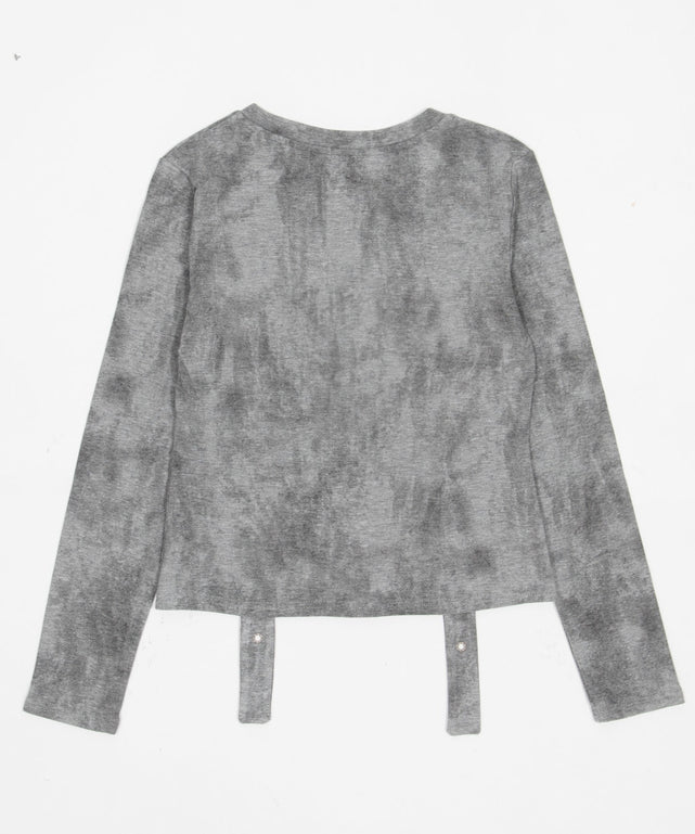 ロゴスタッズジップトップ