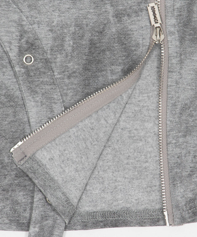 ロゴスタッズジップトップ