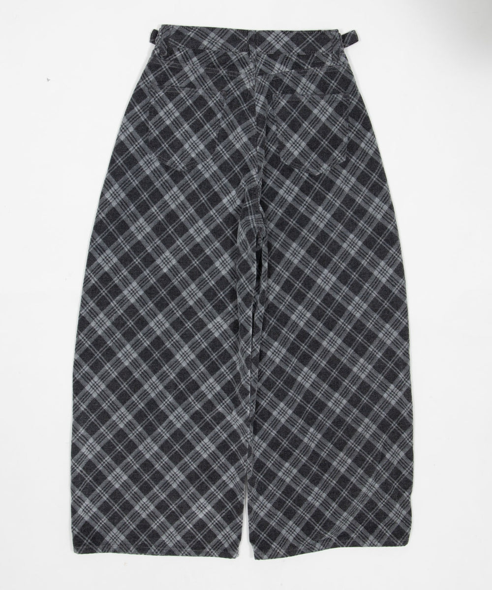 チェックカーブデニム