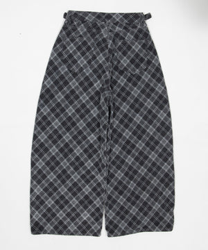 チェックカーブデニム