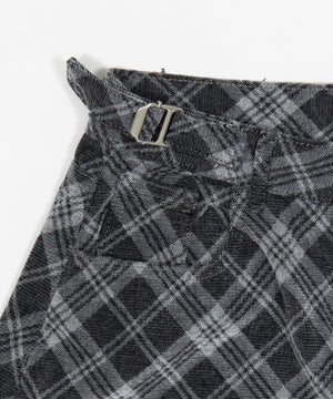 チェックカーブデニム