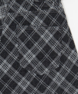 チェックカーブデニム