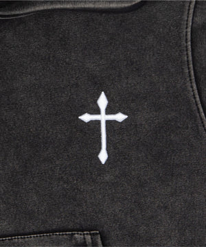 クロスショートジップパーカー