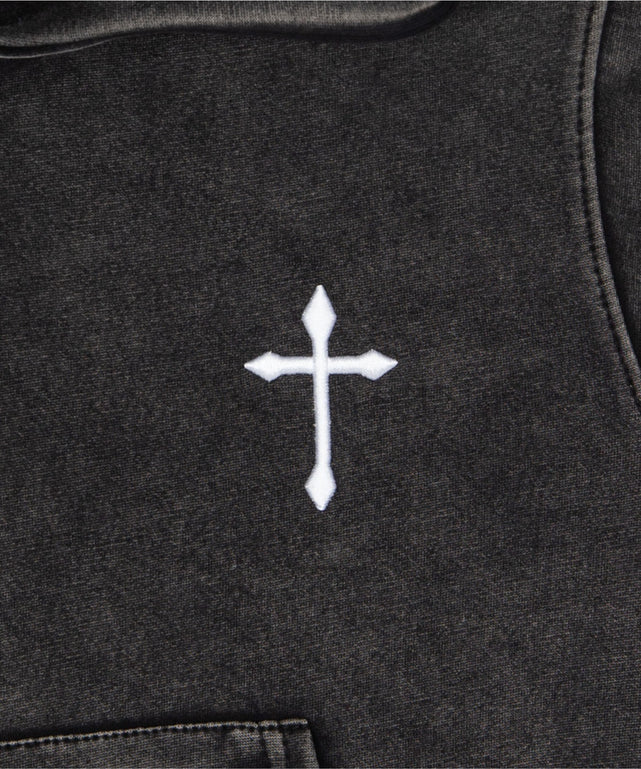 クロスショートジップパーカー