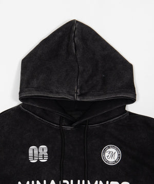 スポーツロゴピグメントパーカー