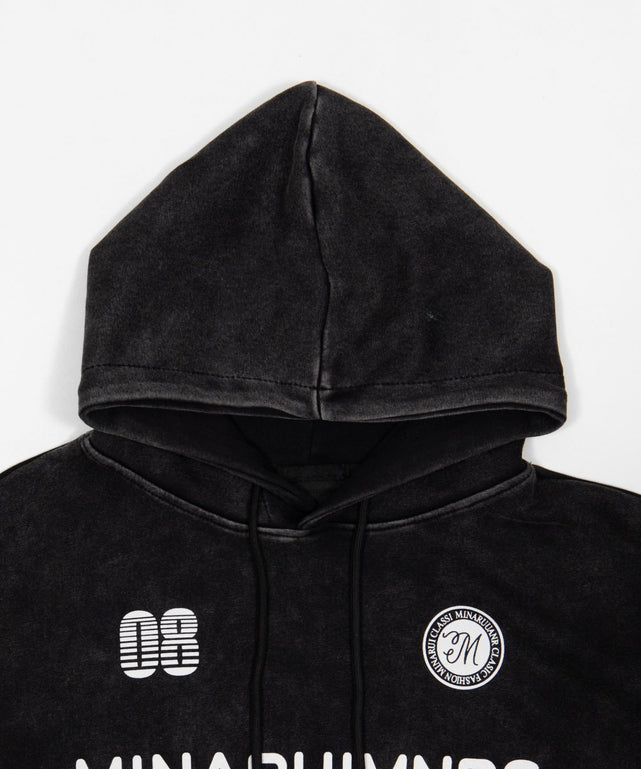 スポーツロゴピグメントパーカー