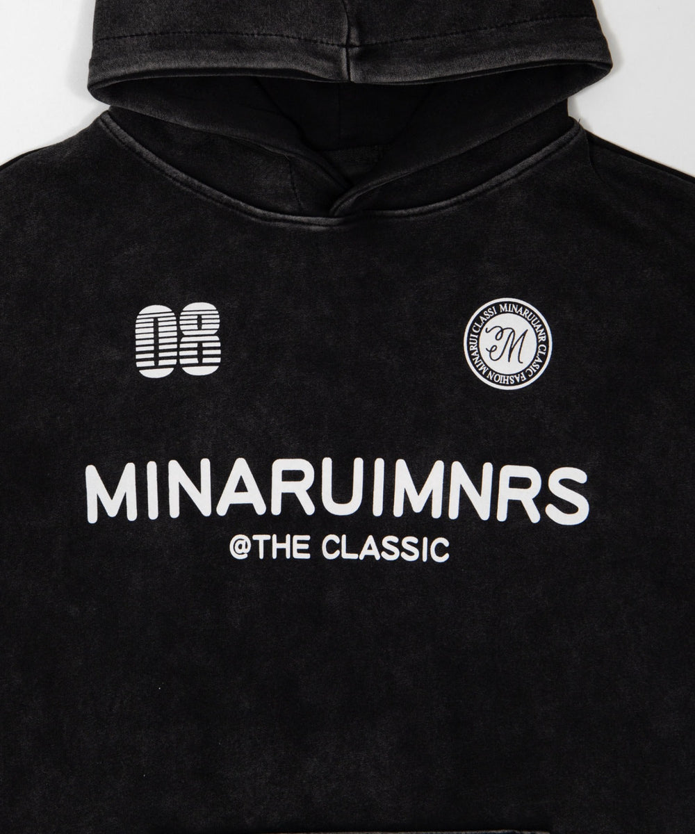 スポーツロゴピグメントパーカー