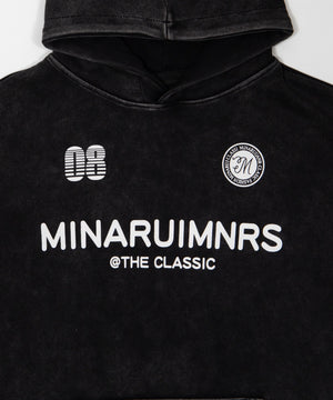 スポーツロゴピグメントパーカー