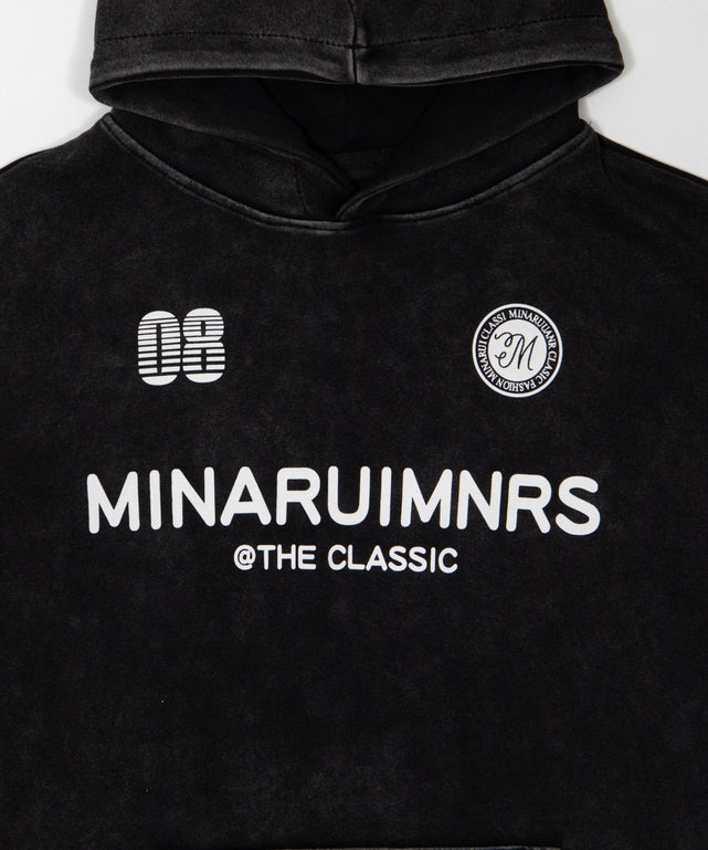 スポーツロゴピグメントパーカー