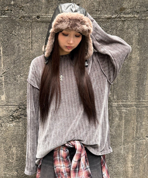 グレー モデル：160㎝ FREE着用