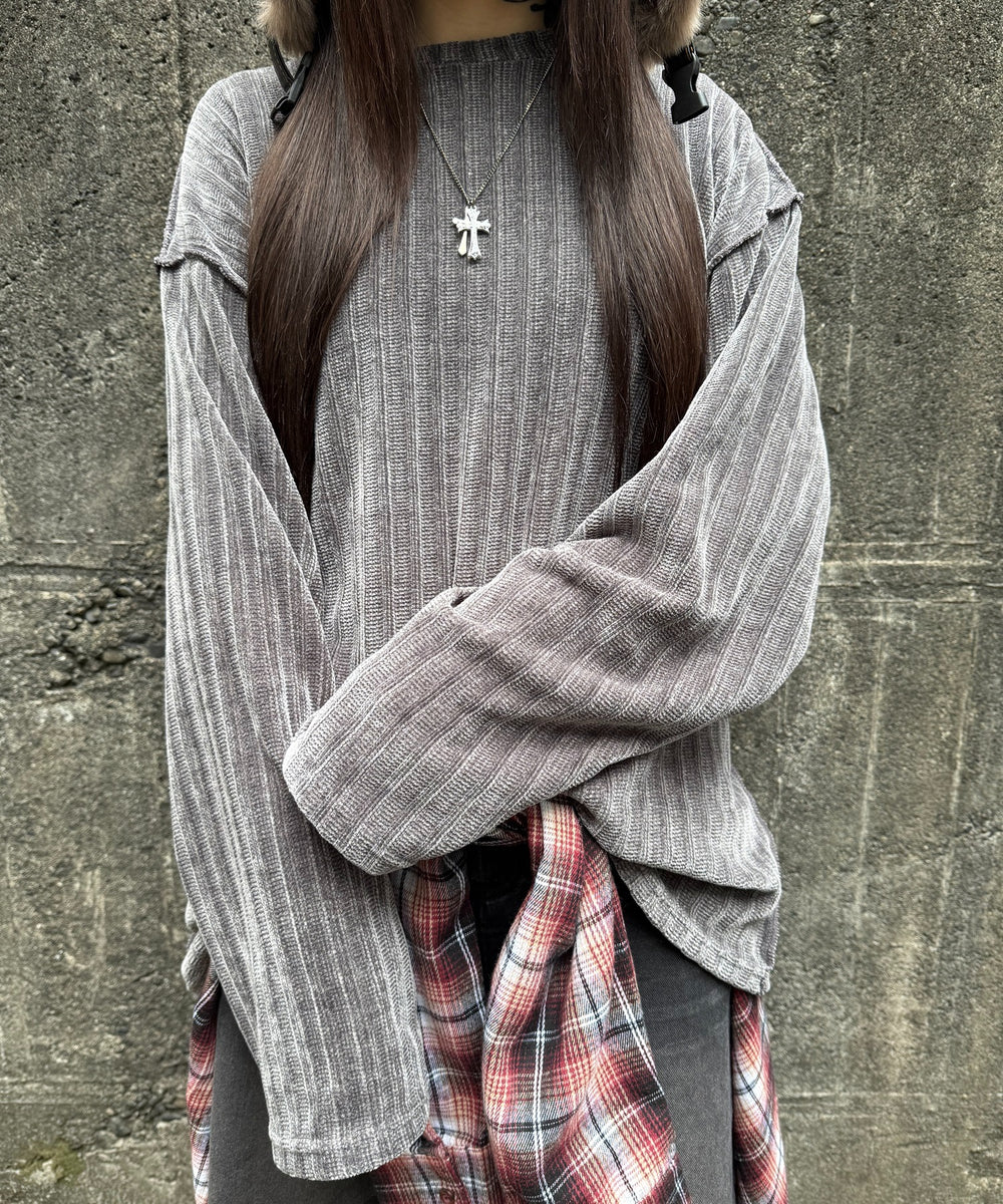 グレー モデル：160㎝ FREE着用