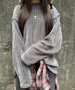 グレー モデル：160㎝ FREE着用