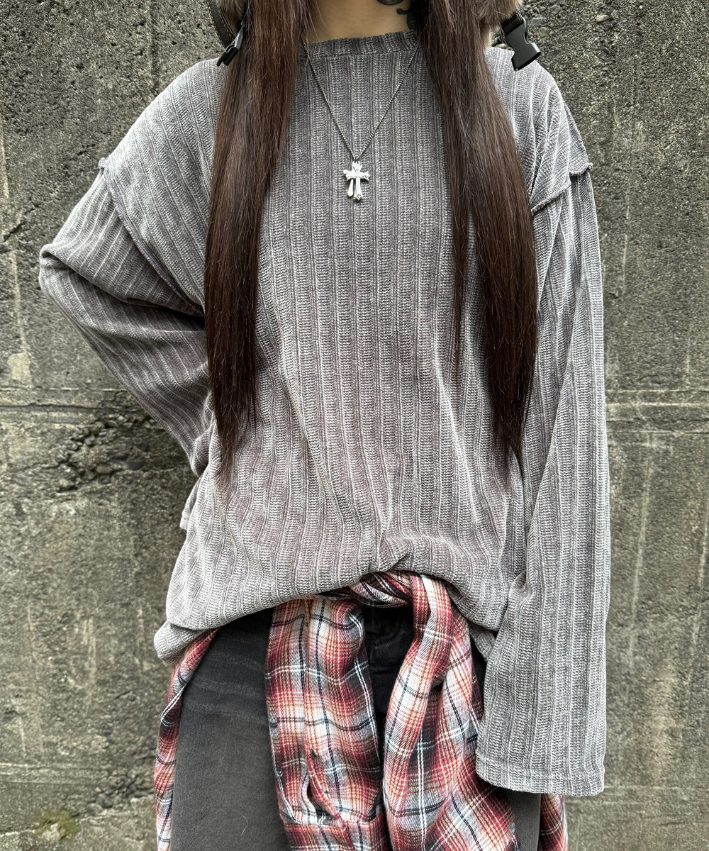 グレー モデル：160㎝ FREE着用