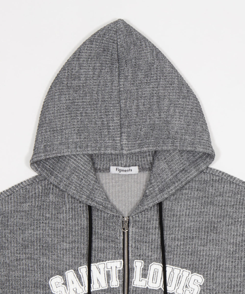 シティロゴニットジップパーカー