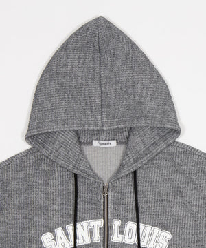 シティロゴニットジップパーカー