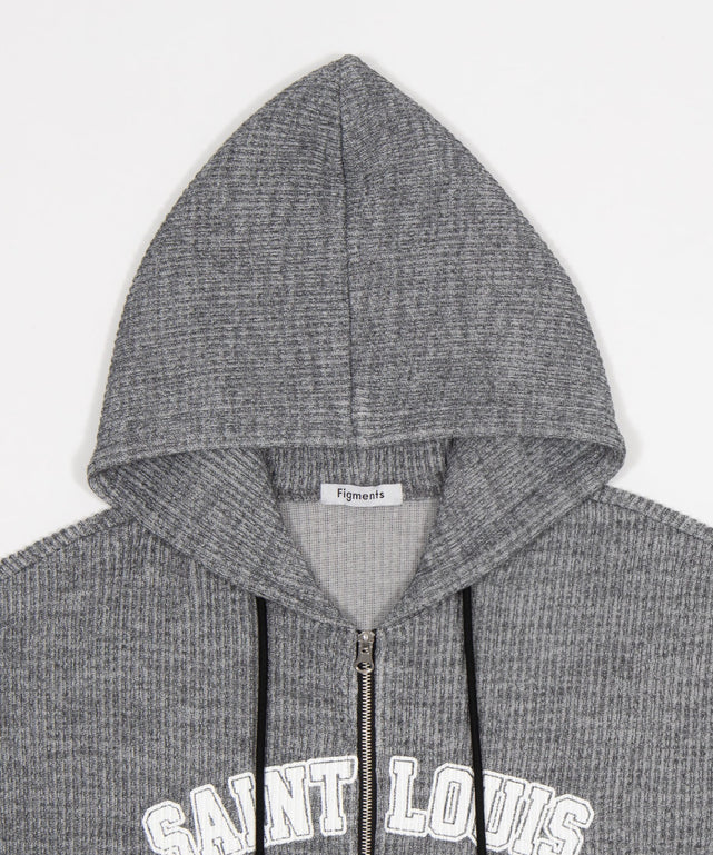 シティロゴニットジップパーカー