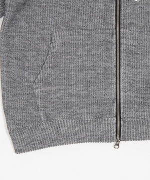 シティロゴニットジップパーカー