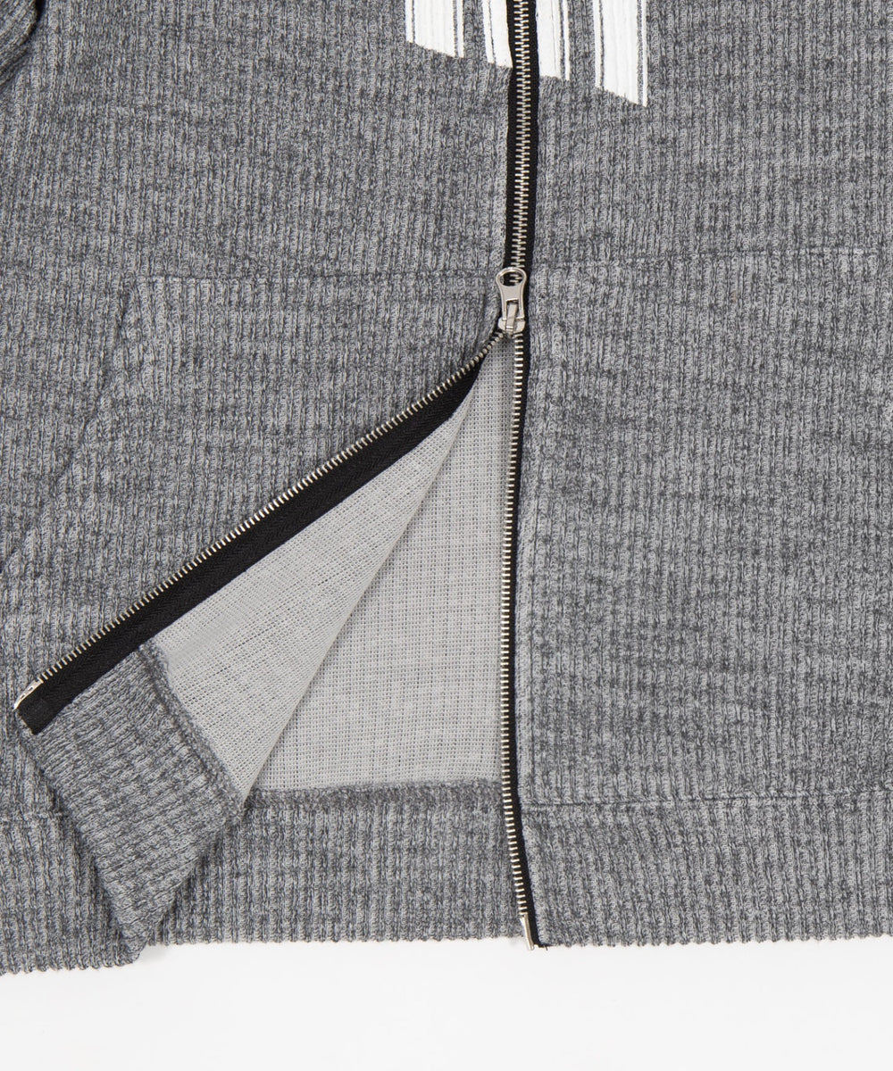 シティロゴニットジップパーカー