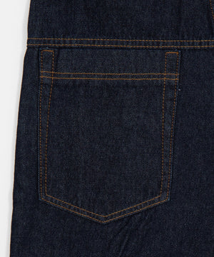 ロールアップデニムハーフパンツ