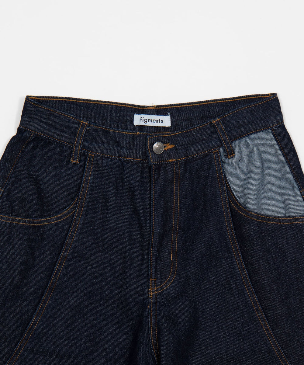 ロールアップデニムハーフパンツ