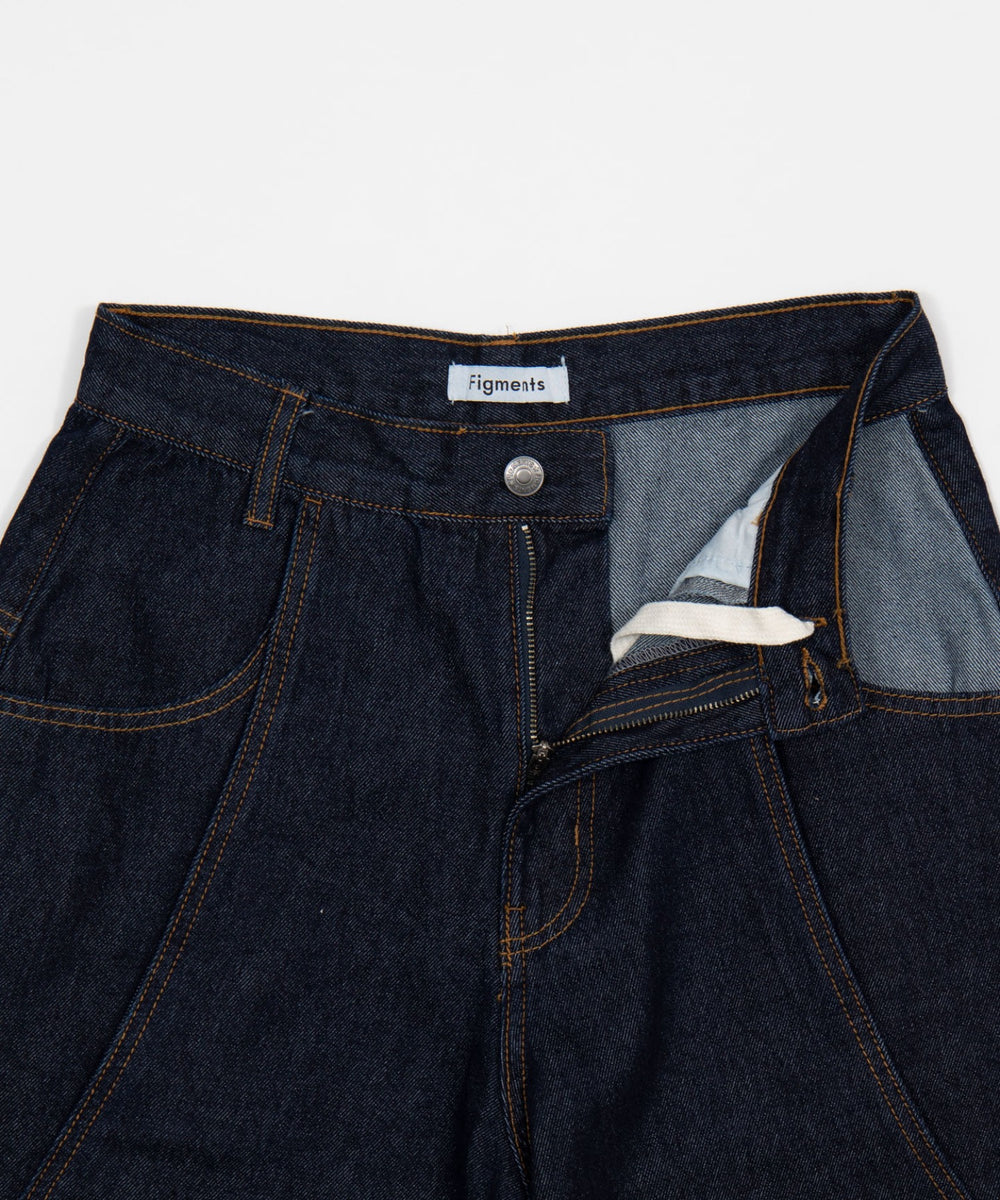 ロールアップデニムハーフパンツ