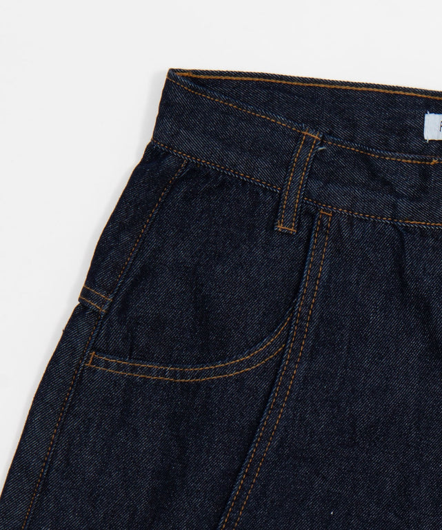 ロールアップデニムハーフパンツ