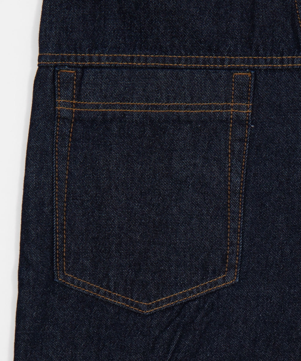 ロールアップデニムハーフパンツ