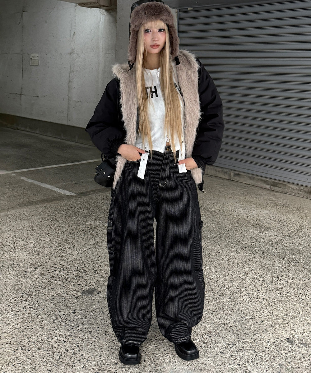 デニムインディゴ モデル：167㎝ M着用