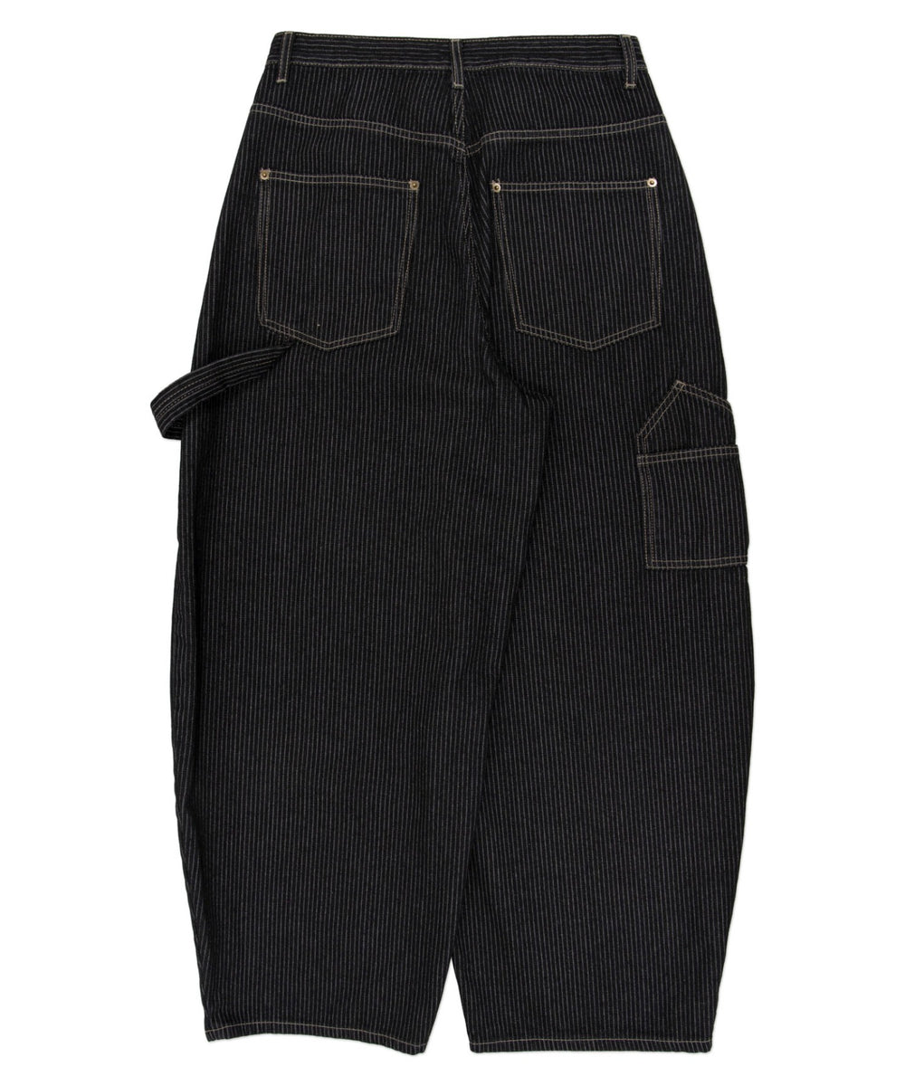 ストライプペインターカーブデニム