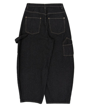 ストライプペインターカーブデニム