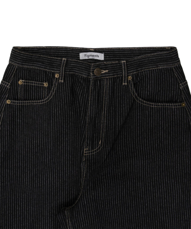 ストライプペインターカーブデニム