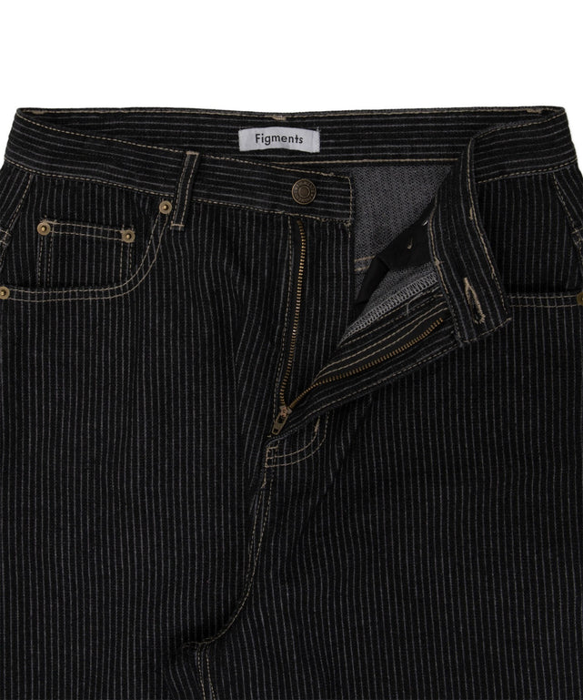 ストライプペインターカーブデニム