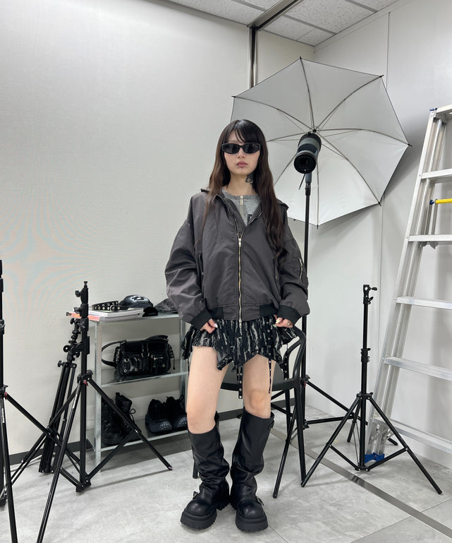 ブラック モデル：160㎝ L着用