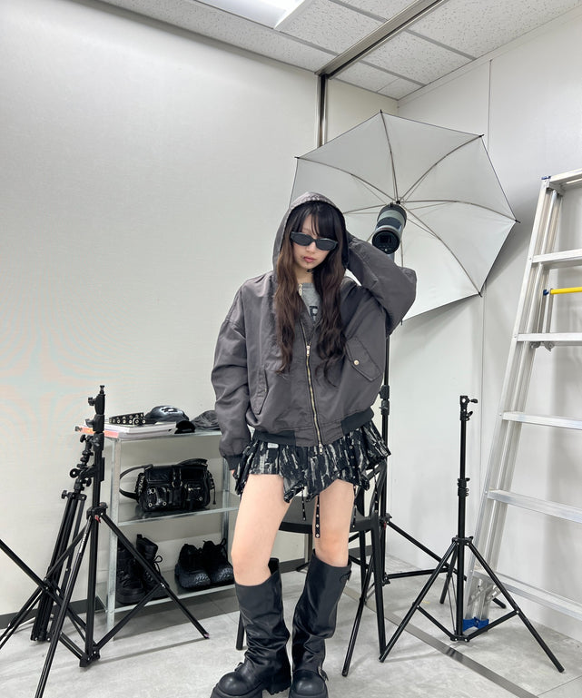 ブラック モデル：160㎝ L着用