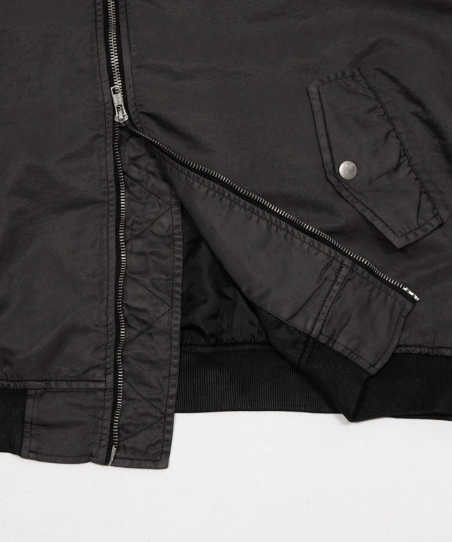 フェードフーデッドボンバージャケット