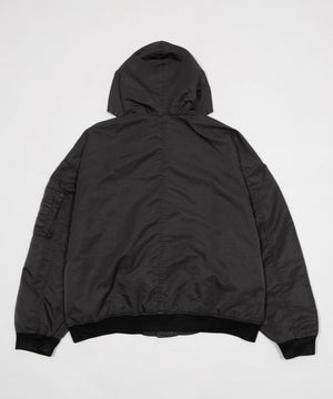 フェードフーデッドボンバージャケット