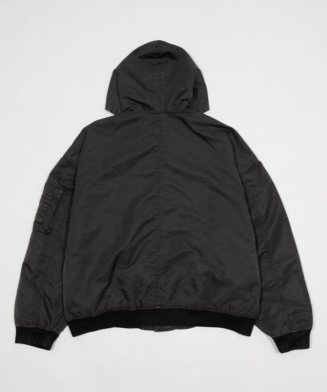 フェードフーデッドボンバージャケット