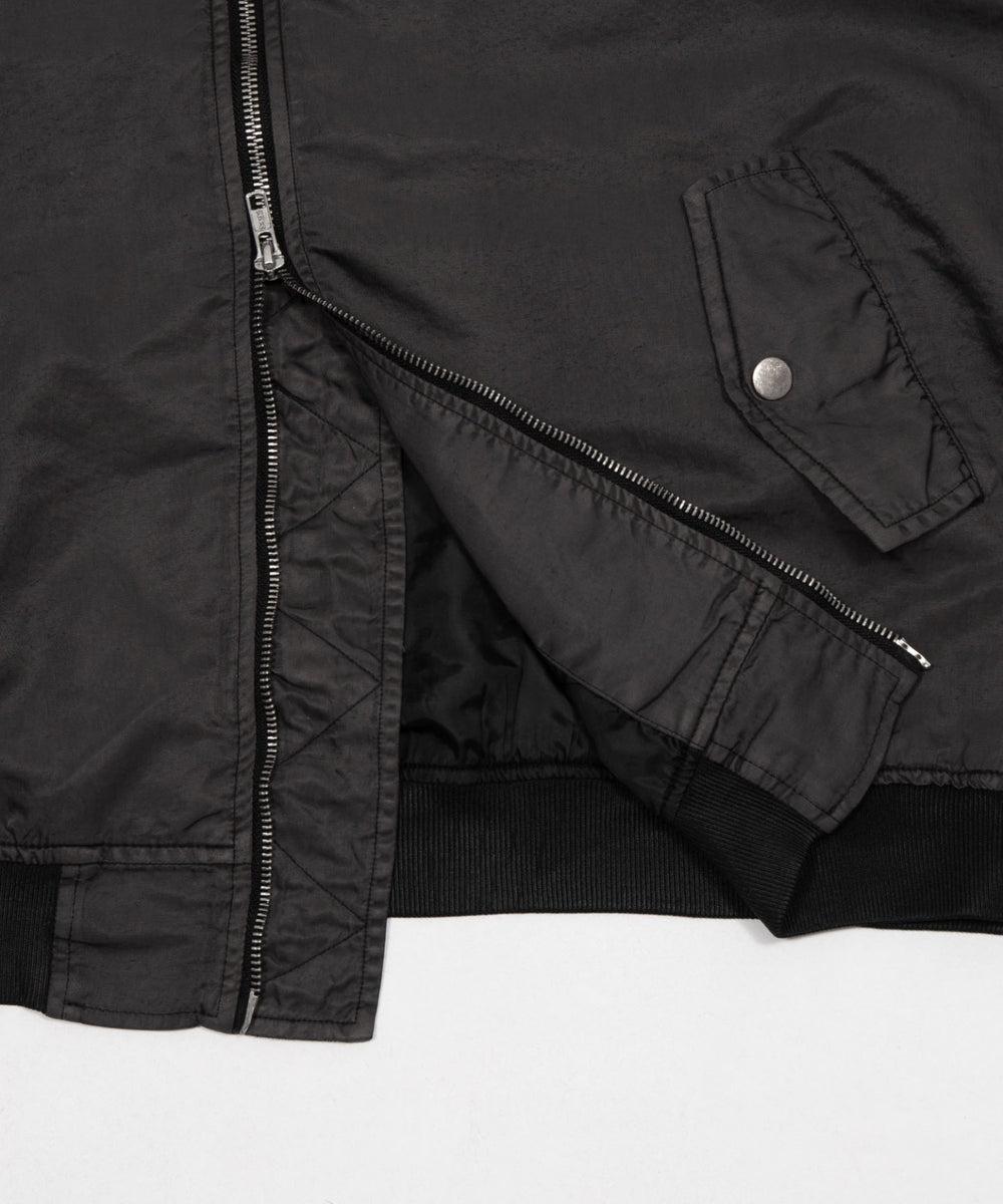 フェードフーデッドボンバージャケット