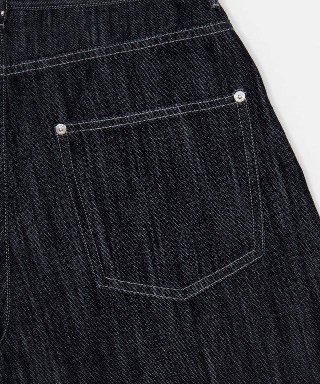 スタッズスラブカーブデニム