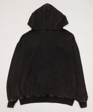 ハードウォッシュ裏毛Wジップパーカー