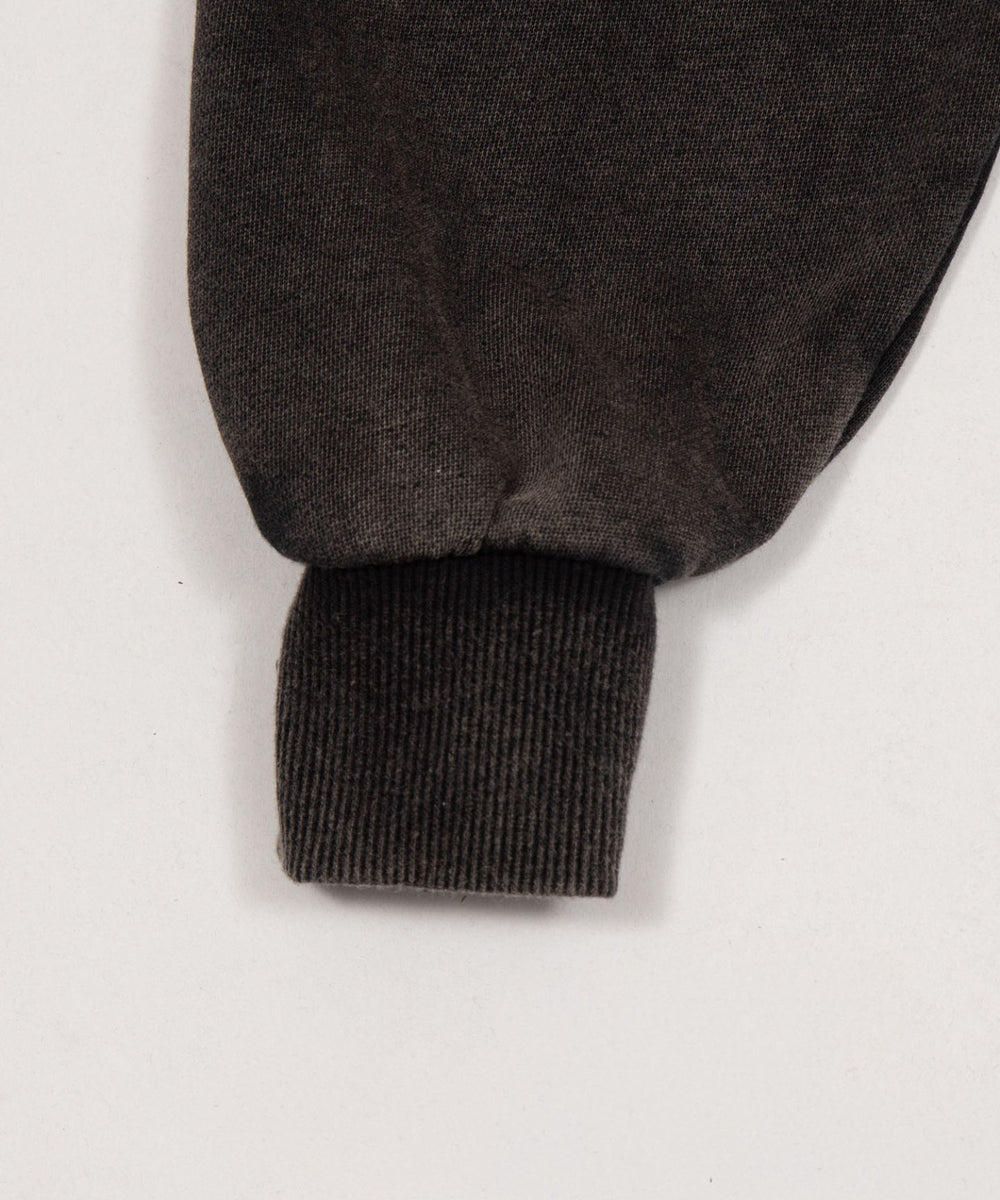 ハードウォッシュ裏毛Wジップパーカー