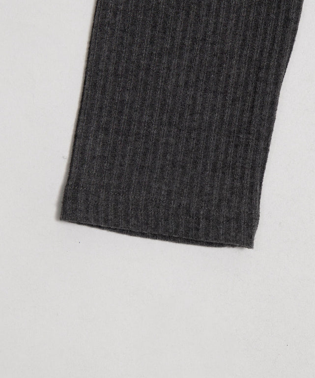 レースアップレイヤードヘムトップ