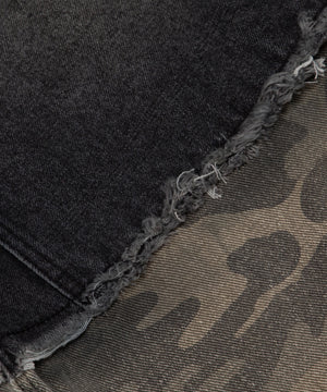 カモフラスイッチバギーデニム