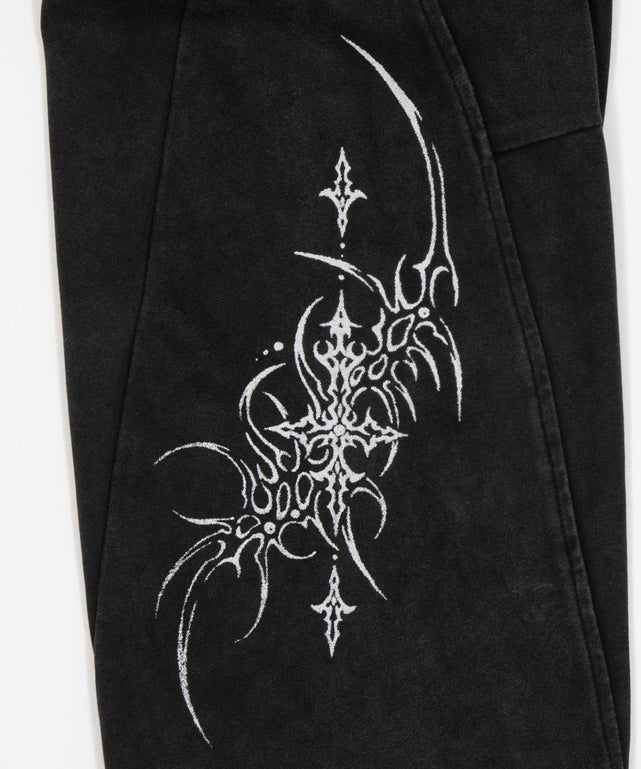 Y2kプリントスウェットパンツ