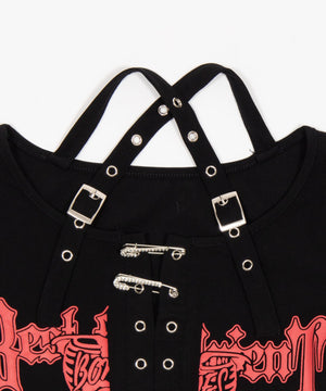 ハトメロゴデザイントップス