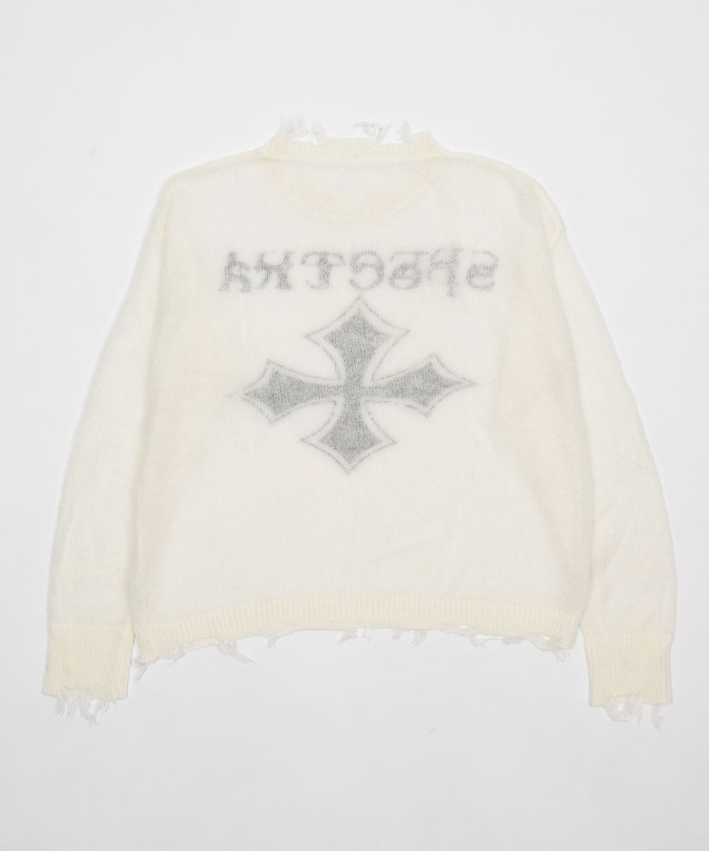 クロスロゴシアーニット