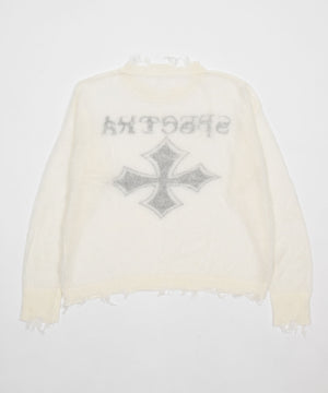 クロスロゴシアーニット