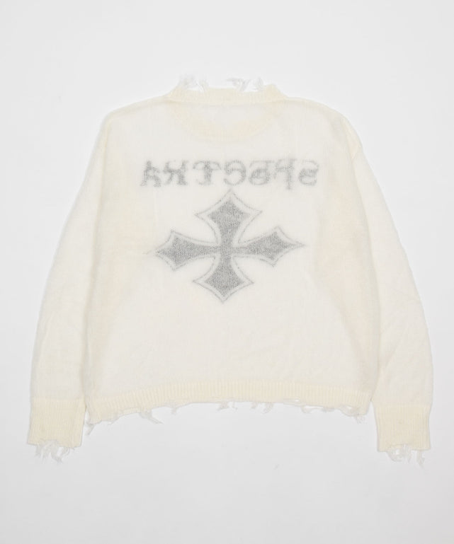 クロスロゴシアーニット