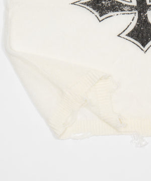 クロスロゴシアーニット