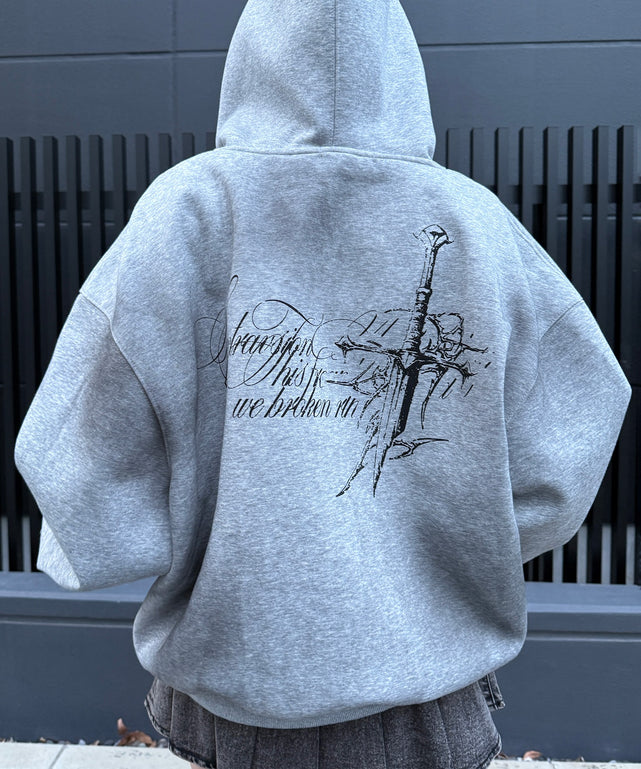 杢グレー モデル：159cm F着用